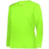 B-Core Ladies' L/S Tee Lime X-Large view 1