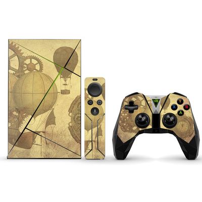 MightySkins Skin Compatible with NVIDIA Shield TV (2017) wrap Cover Sticker Skins Steam Punk Paper