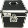 CheckOutStore Black Aluminum 12" LP Vinyl Record Storage Box (Holds Up to 100 Records) view 2