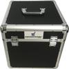 CheckOutStore Black Aluminum 12" LP Vinyl Record Storage Box (Holds Up to 100 Records) view 3