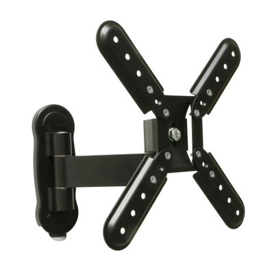 Amig - Wall Mount with Arm for Television up to 37 Inches - Maximum Weight 30 kg | Made of Black Steel | Suitable for LED, LCD, Plasma TV Screens