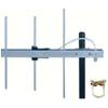 938432 Yagi Antenna 433MHz 3 Element 7 dBi 420 to 450 MHz Industrial Band w UHF SO239 Terminal view 1