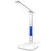 INNOKA UL Certified 180 Degree Adjustable LED Desk Lamp, Table Lamp with 3 Color Temperatures, 5-level Dimmer, Built in LCD Display Temperature, Clock, Calendar with 5V USB Charging Port view 1