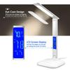 INNOKA UL Certified 180 Degree Adjustable LED Desk Lamp, Table Lamp with 3 Color Temperatures, 5-level Dimmer, Built in LCD Display Temperature, Clock, Calendar with 5V USB Charging Port view 3