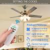 Eogifee Ceiling Fan Remote Control Replacement of Hampton Bay UC7078T with Up and Down Light view 2