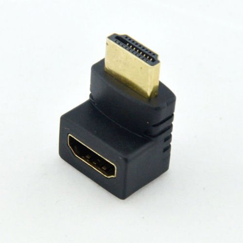 90 Degree HDMI Male to HDMI Female Adapter connecter 90 degree angle