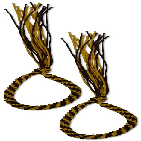 RING TO CAGE Muay Thai Armband (Pa-Prajiad) - 21 Colors (Brown/Yellow)