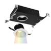 WAC Lighting R3ARWT-A830-HZWT Aether Round Wall Wash Trim with LED Light Engine Flood 50 Beam 3000K Soft White, Haze White view 1