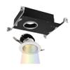 WAC Lighting R3ARAT-F927-HZWT Aether Round Adjustable Trim with 90 CRI LED Light Engine Flood 50 Beam 2700K Warm White, Haze White view 1