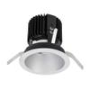 WAC Lighting R4RD2T-W835-HZWT Volta - 6.39" 36W 60 3500K 85CRI 1 LED Round Regressed Trim with Light Engine, Haze White Finish with Textured Glass view 1
