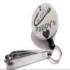 ATLanyards I Hooked Pappy's Heart Fishing Cutters, Pappy Fishing Line Nippers, Gift for Pappy, Gray 99 view 1