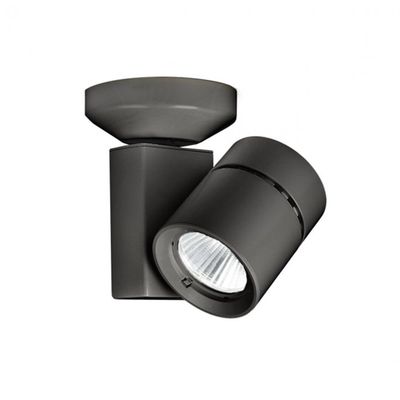 WAC Lighting Exterminator II MO-1023F-827-BK 1023 LED Energy Star Monopoint Finish Narrow 2700K, Flood Beam, Black