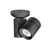 WAC Lighting Exterminator II MO-1023F-827-BK 1023 LED Energy Star Monopoint Finish Narrow 2700K, Flood Beam, Black view 1