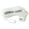 Merriway BH05755 Telephone Extension Cable, 20 M (65 Foot), White view 1