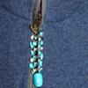 Scorpio Birthstone Crystal Charm - Turquoise Howlite - Pack of 5 view 2