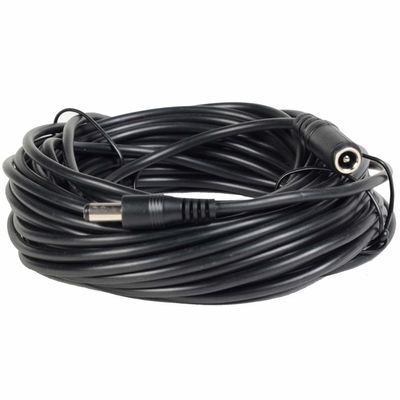 VideoSecu 2.1mm x 5.5mm 12V DC Power Adapter Cable Pigtail Plug Extension Cord 33ft for CCTV Surveillance Camera W2U