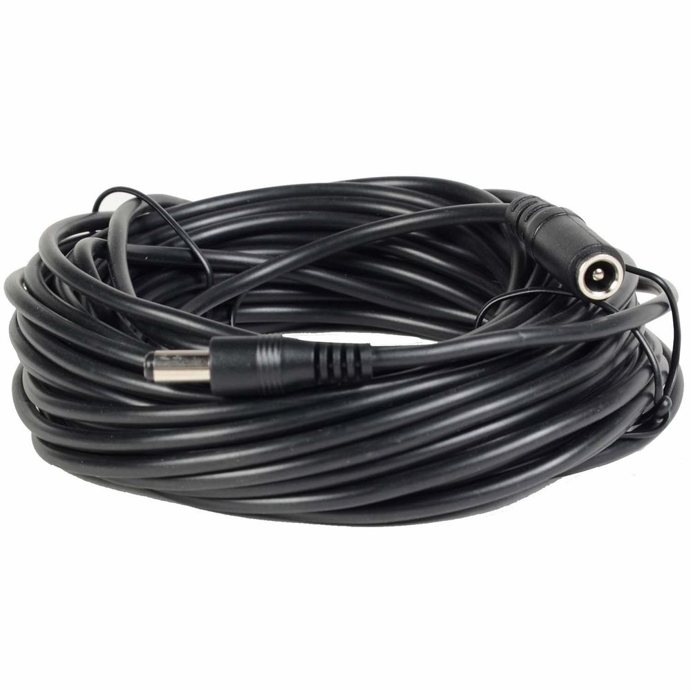 VideoSecu 2.1mm x 5.5mm 12V DC Power Adapter Cable Pigtail Plug Extension Cord 33ft for CCTV Surveillance Camera W2U
