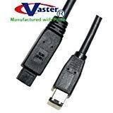 1394b 800 to 400 Mbps Bilinggual Data Cable (9 Pin to 6 Pin) - 20071-13 Ft