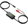 LiNKFOR 192kHz DAC Converter Digital to Analog Converter Digital Optical SPDIF Toslink to Analog Stereo Audio RCA L/R Audio Adapter with Optical Cable for HDTV Blu Ray DVD Amps (RCA Male) view 1