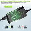 LiNKFOR 192kHz DAC Converter Digital to Analog Converter Digital Optical SPDIF Toslink to Analog Stereo Audio RCA L/R Audio Adapter with Optical Cable for HDTV Blu Ray DVD Amps (RCA Male) view 3