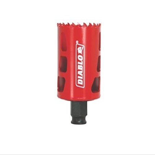 Diablo Bi-Metal Hole Saw with Variable Tooth Design for Faster Cuts - Fits with Snap-Lock Plus Mandrel System - 1-13/16" Diameter - DHS1813
