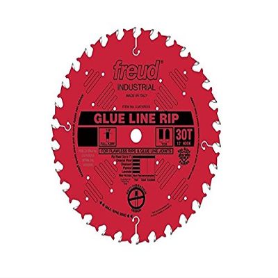 Freud 12 X 40 X 1 Thin Kerf Glue Line Rip Saw Blade for Wood