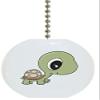 Turtle Baby Big Eyes Solid Ceramic Fan Pull view 1