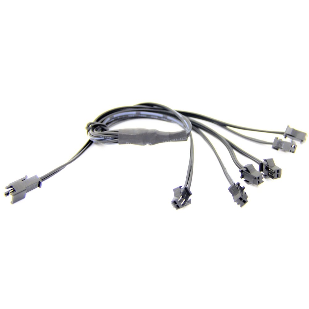 splitter, Y connectors, for el wire, el panel and el tape (1M with 6 FM)
