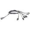 splitter, Y connectors, for el wire, el panel and el tape (1M with 6 FM) view 1