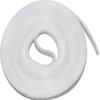16ft x 1/2 inch Hook Loop Cable Ties Roll | ENVISIONED Multipurpose Fastening Reusable Straps | Cut-To-Length Self Gripping Fastener | Cable Management Tape (White) view 1