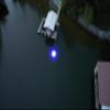 Hydro Glow Sea Floor Dock Light- 50 ft Waterproof Cord, Bright LED Blue Glow, Perfect for Night Fishing, Piers & Waterfronts (Blue, SF100) view 2