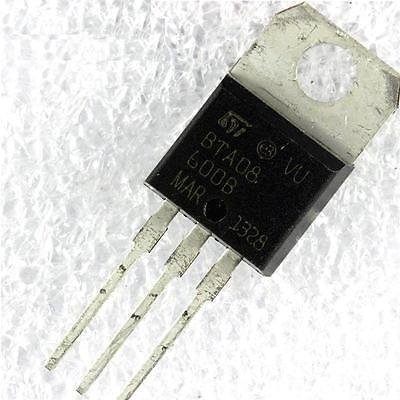 10PCS Triac BTA08 BTA08-600 BTA08-600B 8A 600V NEW