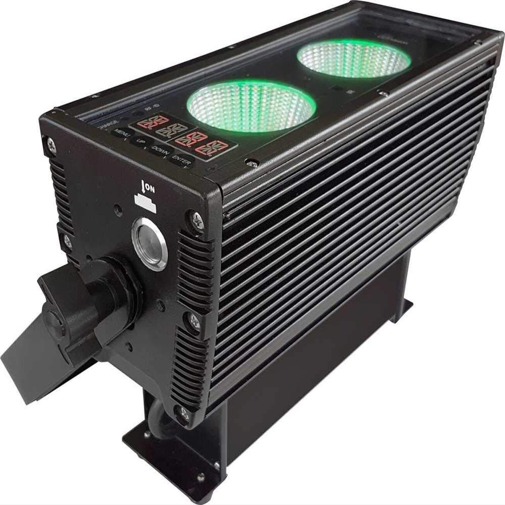 Blizzard Lighting Blok 2 IP Outdoor Rated 2x25 Watt Rgbaw Cob IP65 Led Wash Light