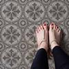 Abbey Tile Stencil - Tile Stencils for Painting Tile Floor - Reusable Tile Stencils for Linoleum and Cement Floors - Paint Your Old Tile and Save - Stencils for Painting Floors (Medium 8"x8") view 2