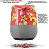 Decal Style Skin Wrap for Google Home Original - Beach Flowers Coral (Google Home NOT Included) by WraptorSkinz view 2