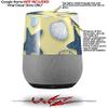 Decal Style Skin Wrap for Google Home Original - Starfish and Sea Shells Yellow Sunshine (Google Home NOT Included) by WraptorSkinz view 2