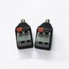 10pcs DC Power Male 5.5X 2.5mm Connector Adapter Plug Cable Pressed connected for LED Strips 12V view 2