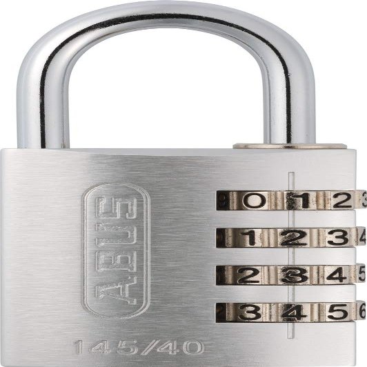 ABUS Bicycle Lock Combination Lock 145/40 Colour Metal B/DFNLI