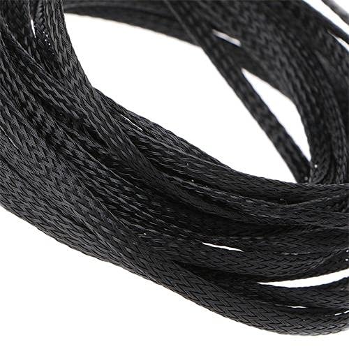 10 FT 1/16" 1.5mm Black Expandable Wire Cable Braided Sleeving Sheathing Loom Tubing US