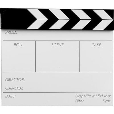Birns & Sawyer Economy Slate w/ Black & White Clappers