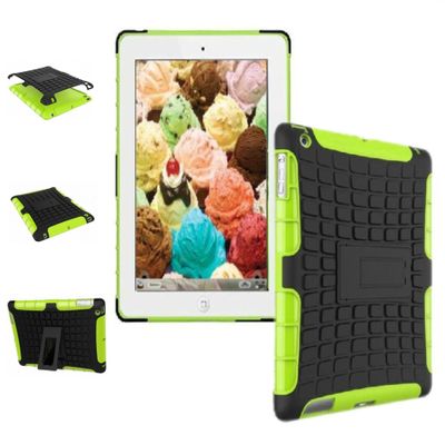 New Ipad Case Shockproof Rugged Hard for New iPad 9.7 inch 2017 Version Model Numbers A1822 A1823 Black + Red (Red, for 2017) (Green, for 9.7 inch 2017)