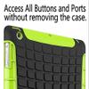 New Ipad Case Shockproof Rugged Hard for New iPad 9.7 inch 2017 Version Model Numbers A1822 A1823 Black + Red (Red, for 2017) (Green, for 9.7 inch 2017) view 3