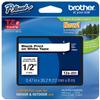 Brother P-Touch Tze231, 1/2" (0.47") Black on White Standard Laminated Tape NuumnhU, 2Pack (26.2 ft) view 1