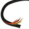 10 Feet 5/8" 16mm Split Wire Loom Conduit Polyethylene Tubing Black Color Sleeve Tube view 1