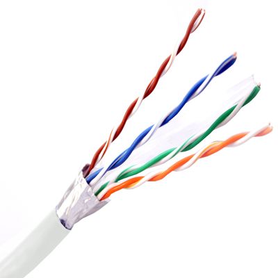 American Terminal CAT61000W 1000' Bulk Cat6 Ethernet Cable, Cat 6e 550Mhz 23AWG UL Full Copper Wire UTP Pull Box, in-Wall Rated, White