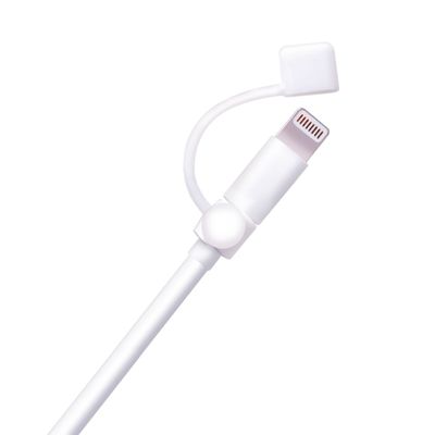 Elecom P-APLTCWH Lightning Cable Accessory, Prevents Dirt and Protects Terminals from Dust, White