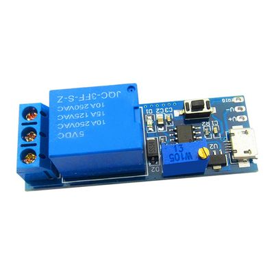 Multifunction delay time Module Switch Control Relay Cycle Screen Timer Switch Adjustable 0 to 24 Seconds DC 5-30V