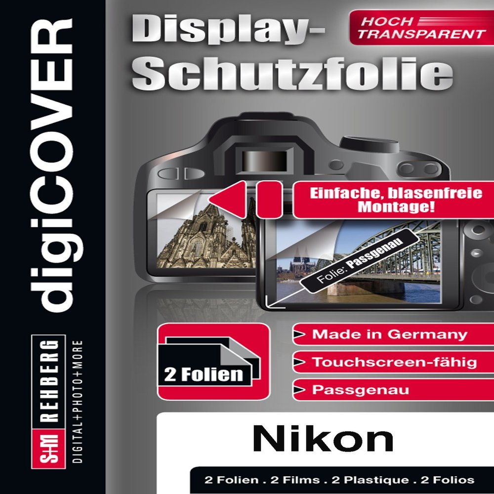 digiCOVER Display Protector for Nikon COOLPIX A300 - Transparent