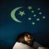 2 Pack of Glow-in-The-Dark Moon and Stars - 1 Moon/12 Stars view 2