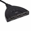 HDMI Switch 3 Port with 1080P Fixed 3FT Pigtail Cable Supports 3D, HD Audio view 1